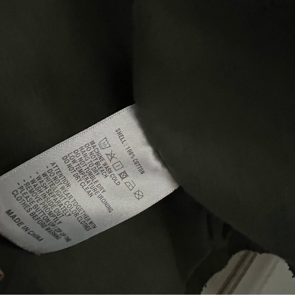 Brandy Melville Jacket Medium Full Zip Army Green - Picture 6 of 6